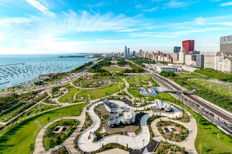 Maggie Daley Park - Lakeside Lid —Credit: Scott Fishman 