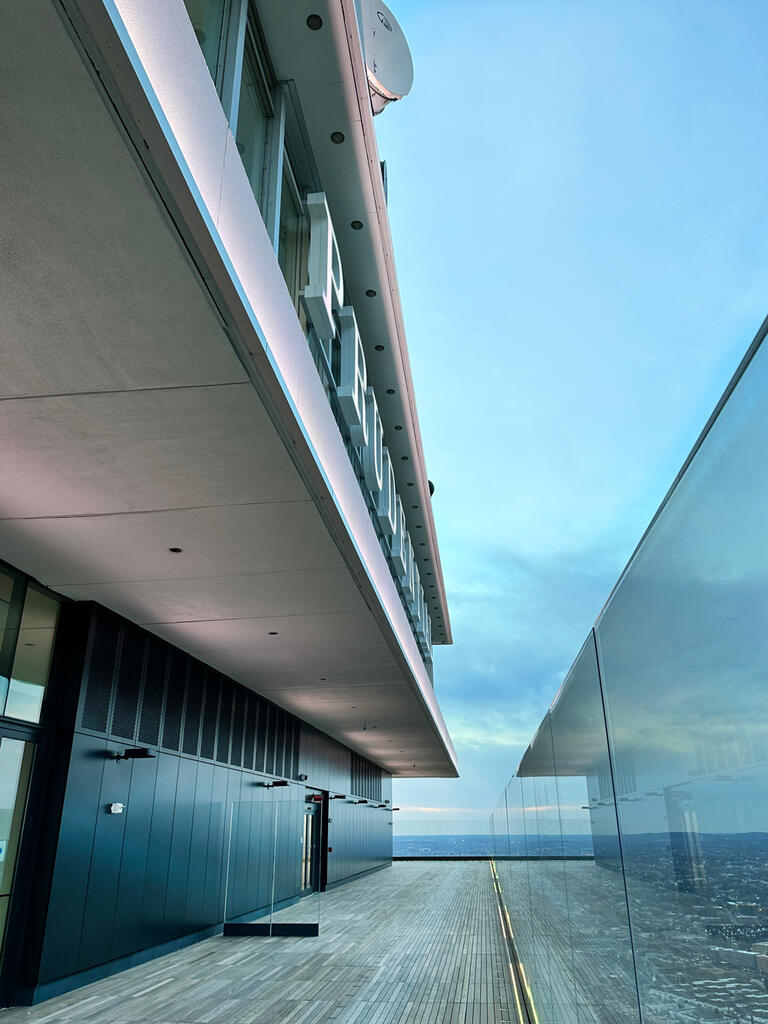 View Boston - Prudential Center sky observation deck amenity wood tile deck