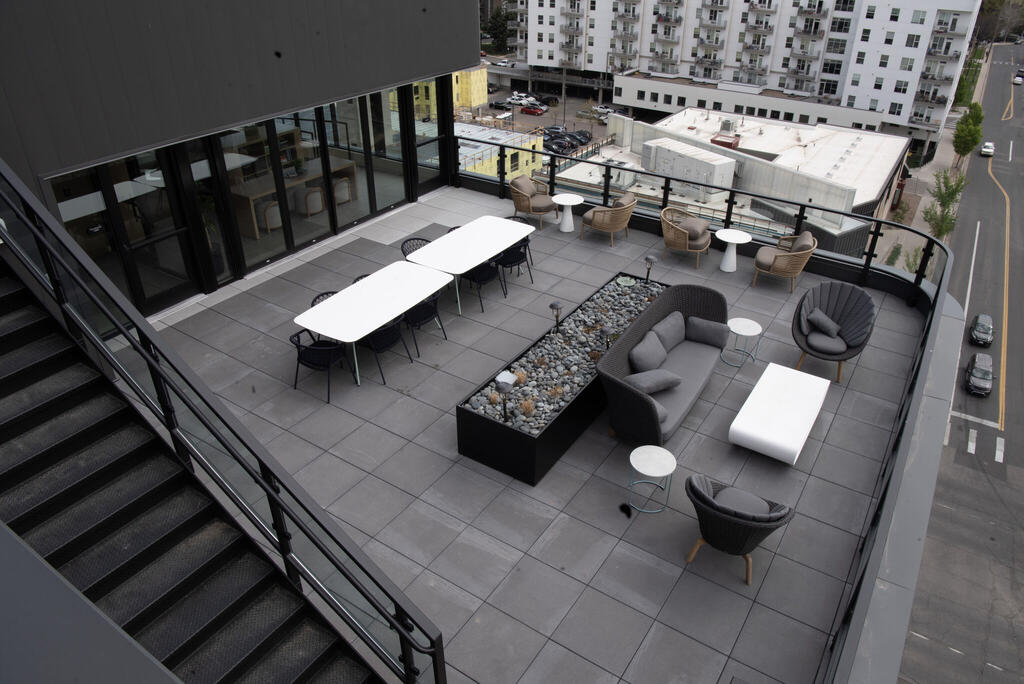 vegetated roof, green roof, amenity deck
